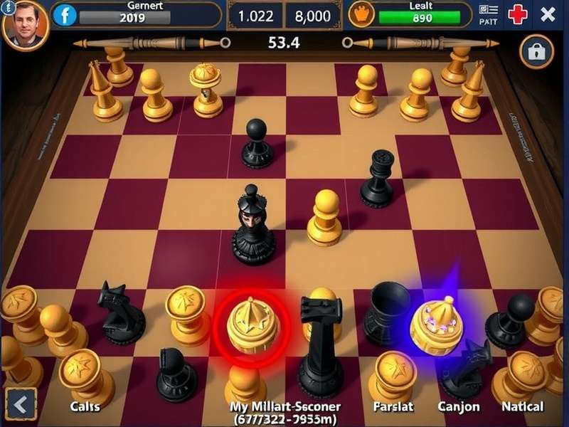 Intense Legendary Chess match in progress Legendary Chess Gameplay Screenshot